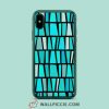 African Inspired Turquoise Domino iPhone Xr Case