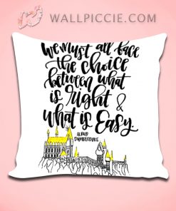 Albus Dumbledore Harry Potter Quote Decorative Pillow Cover