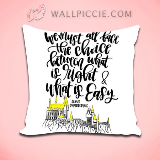 Albus Dumbledore Harry Potter Quote Decorative Pillow Cover
