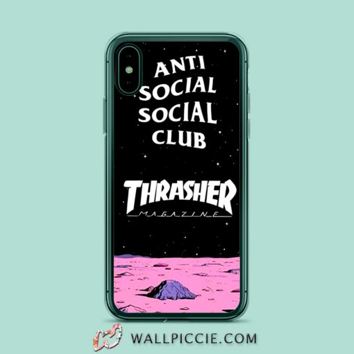 Anti Social Social Club X Thrasher iPhone Xr Case