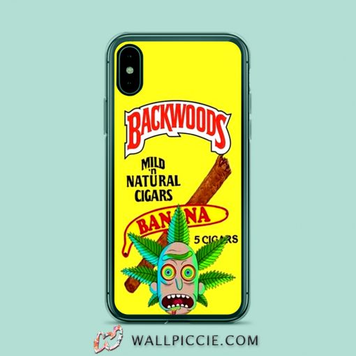 Backwoods Rick Morty Natural Cigars iPhone Xr Case