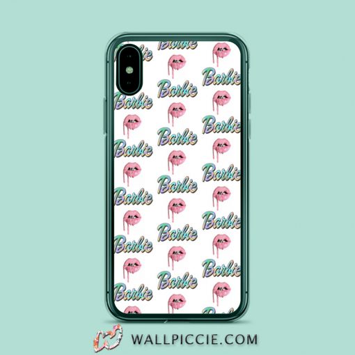 Barbie Lips Pattern iPhone Xr Case