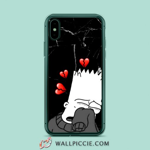 Bart Simpson Sad iPhone Xr Case