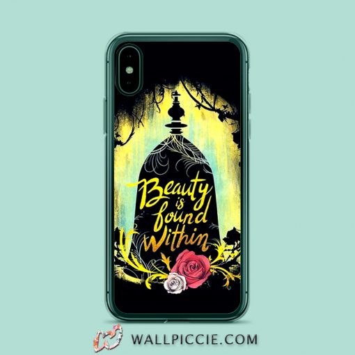 Beauty Is Found Within Disney iPhone Xr Case