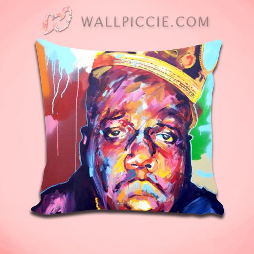 Big Biggie Painting Throw Pillow Cover