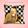 Billie Eilish Sunflower Throw Pillow Cover