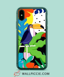 Bold Tropical Jungle Abstraction iPhone X Case, iPhone XS, iPhone 6s