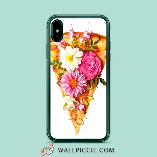 Cute Floral Pizza iPhone Xr Case