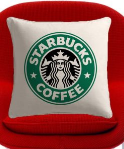 Cute Starbucks Coffee Throw Pillow Case