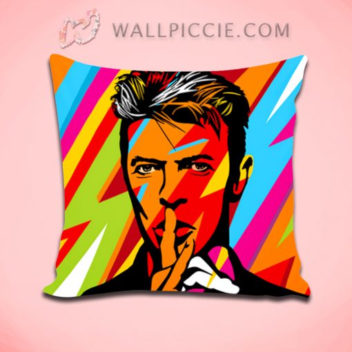 David Bowie Pop Art Decorative Pillow Cover