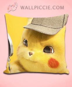 Detective Pikachu Movie Throw Pillow Cover
