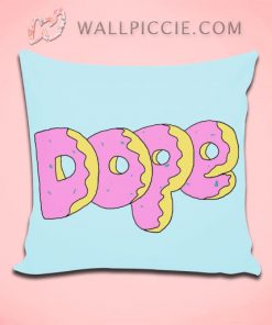 Dope Donuts Throw Pillow Cover