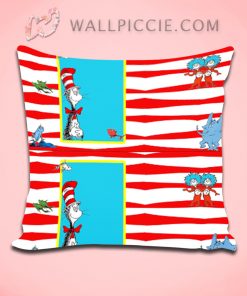Dr Seuss Birthday Decorative Pillow Cover