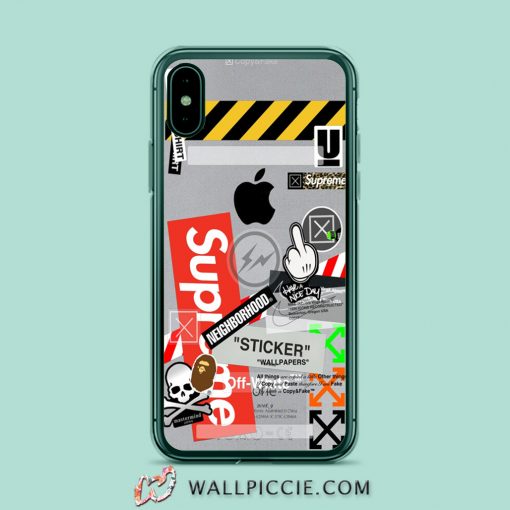Fashion Brand Sticker Collage