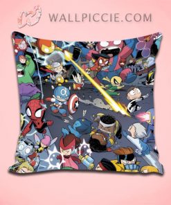 Funny Baby Avengers Throw Pillow Cover