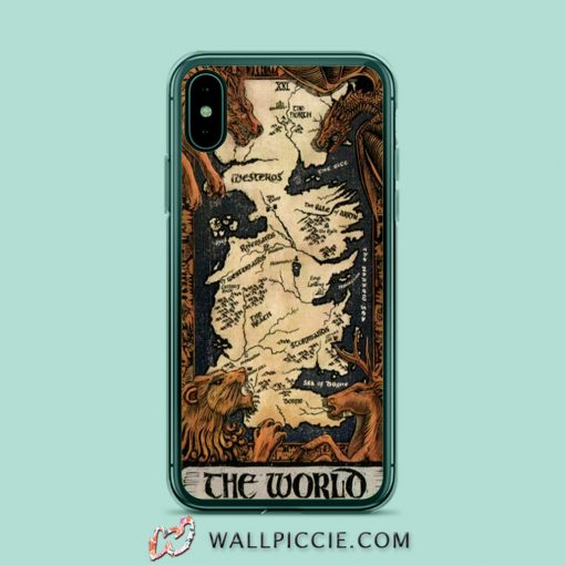 Game Of Thrones Map iPhone Xr Case