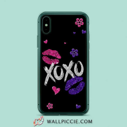 Girly XOXO Lips iPhone Xr Case
