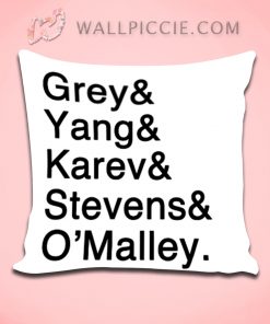 Grey Yang Karev Stevens O Malley Decorative Pillow Cover