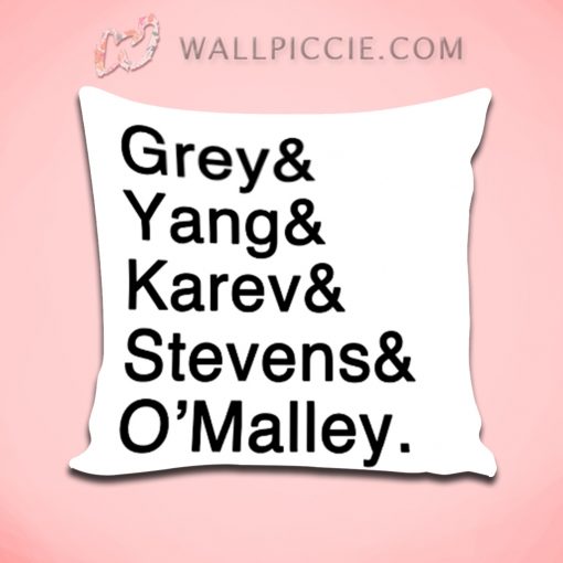 Grey Yang Karev Stevens O Malley Decorative Pillow Cover