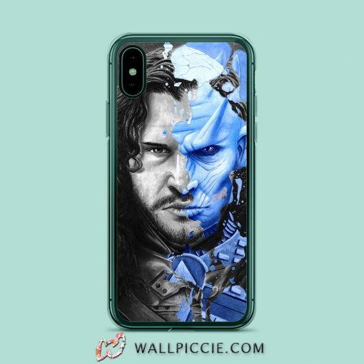 Jon Snow White Walker Game Of Thrones iPhone Xr Case