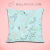 Light And Lovely Spring Floral Decorative Pillow Cover