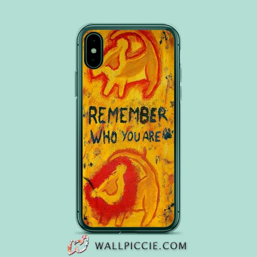 Lion King Remember Who You Are iPhone Xr Case