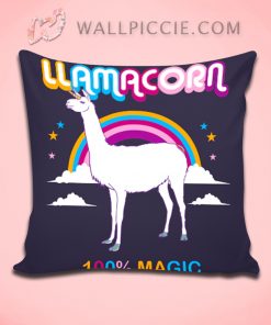 Llamacorn 100 Magic Decorative Pillow Cover