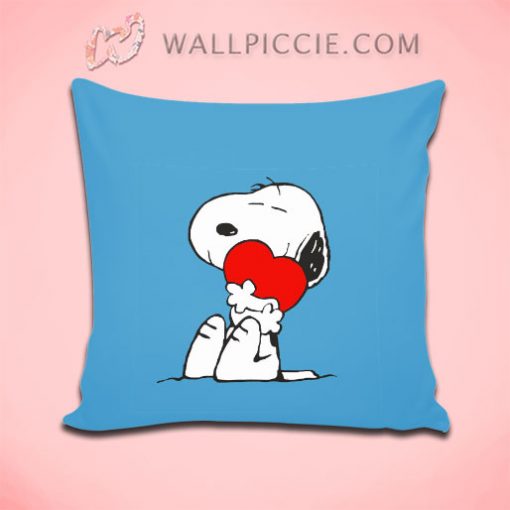 Love Snoopy The Peanuts Throw Pillow Cover