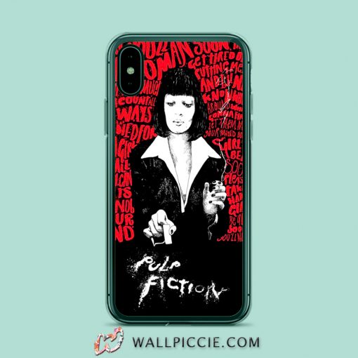 Mia Wallace Pulp Fiction Classic Movie iPhone Xr Case