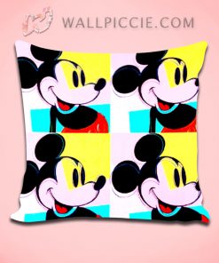 Mickey Mouse Pop Art Decorative Pillow Cover