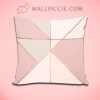 Modern Rose Gold Peach Tan Blush Decorative Pillow Cover