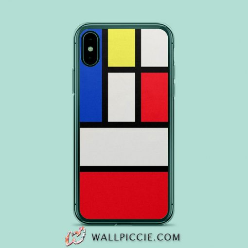 Mondrian Inspired Geometrical iPhone Xr Case
