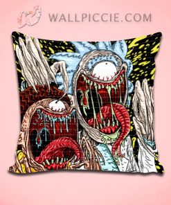 Monster Mouth Rick Morty Decorative Pillow Cover