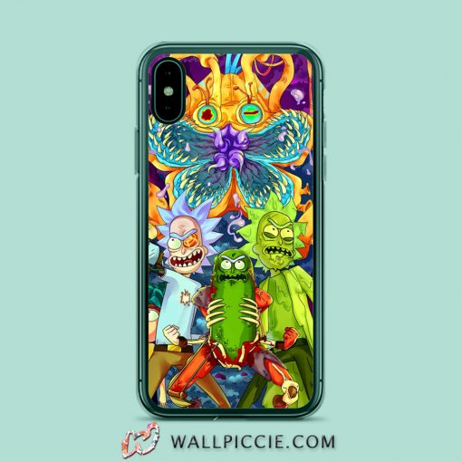 Pickle Rick Morty Zombie iPhone Xr Case