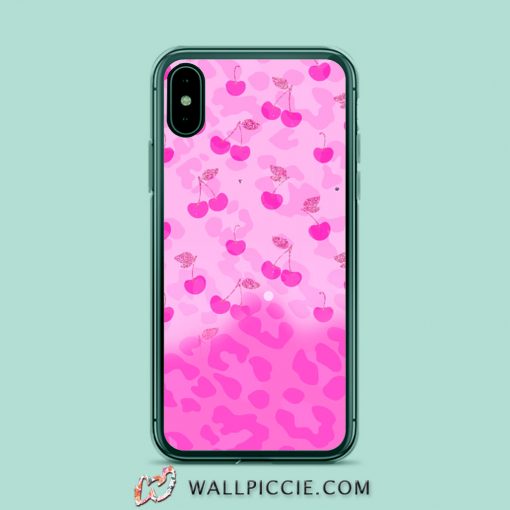 Pink Cherry Camo iPhone Xr Case