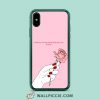Pink Rose Quote iPhone Xr Case