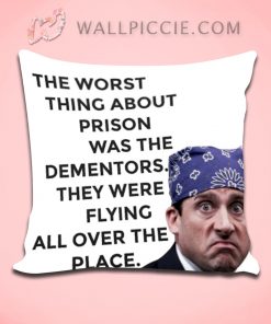 Prison Mike Scott The Office Quote Decorative Pillow Cover