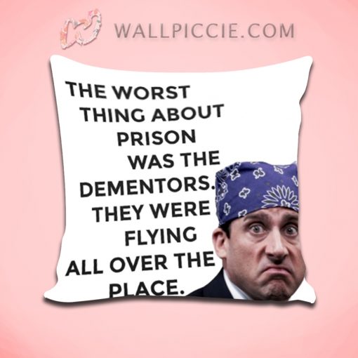 Prison Mike Scott The Office Quote Decorative Pillow Cover