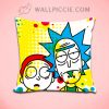 Rick And Morty Pop Art Decorative Pillow Cover