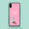 Rick Morty Not Your Babe iPhone Xr Case
