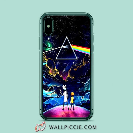 Rick Morty Pink Floyd iPhone Xr Case