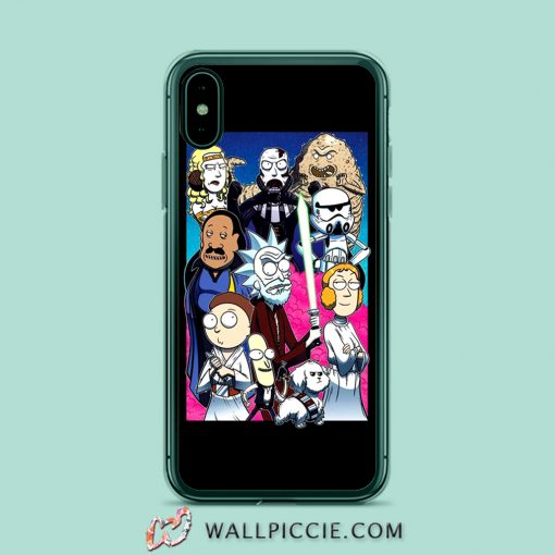 Rick Morty Star Wars iPhone Xr Case