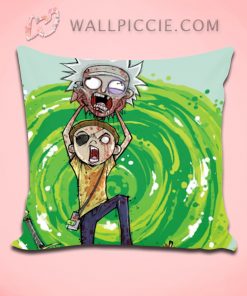 Rick Morty Zombie Decorative Pillow Cover