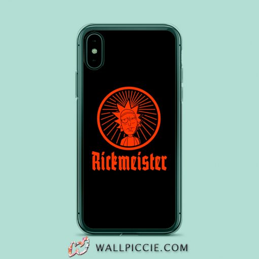Rickmeister Rick Morty Parody iPhone Xr Case