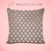 Rose Gold Triangles Chevron Decorative Pillow Cover