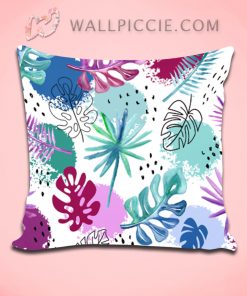Seamless Tropical Pattern Decorative Pillow Cover