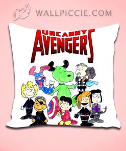 Snoopy Peanuts Uncanny Avengers Decorative Pillow Cover