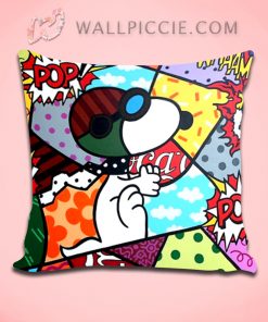 Snoopy Pop Art Decorative Pillow Cover