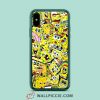 Spongebob Face Collage iPhone Xr Case