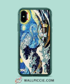 Starry Night Rick Morty iPhone Xr Case